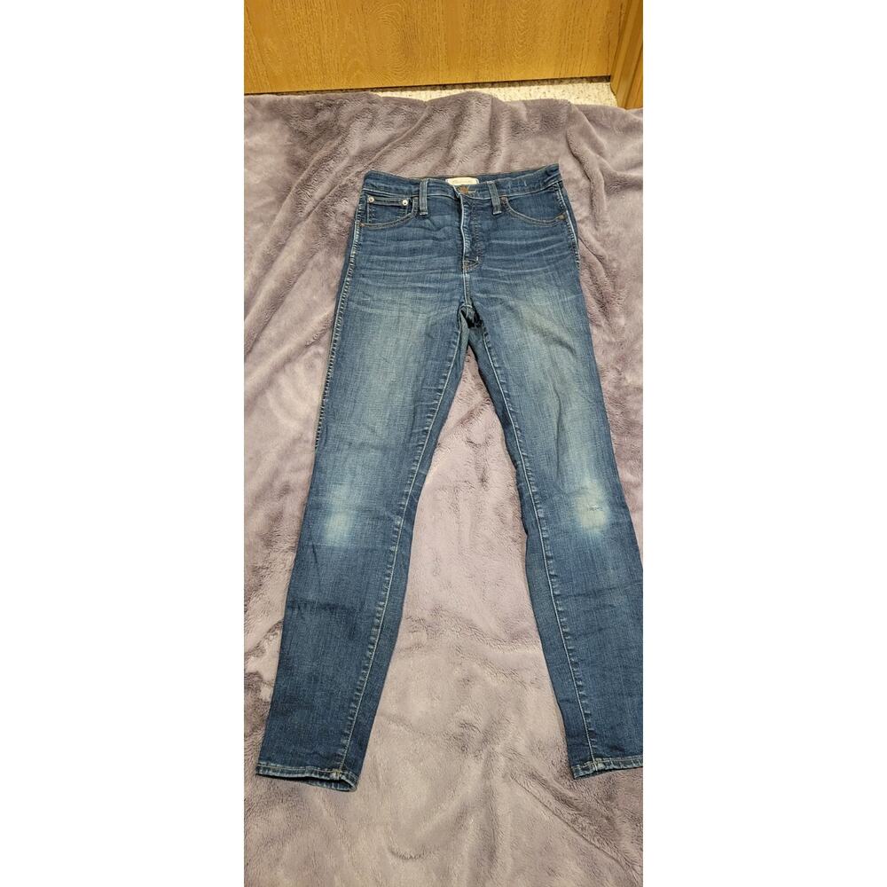 Madewell 10" High Rise Skinny Jeans Womens 27 Medium Wash Stretch Denim